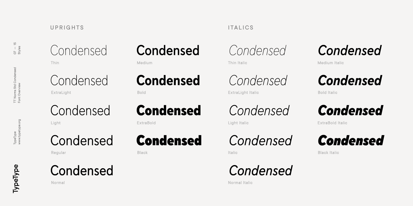 TT Norms Std Condensed